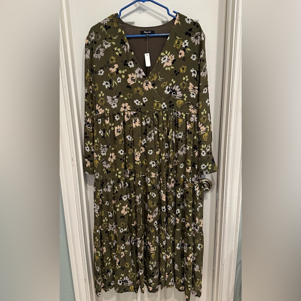 NWOT Madewell Floral Midi Dress